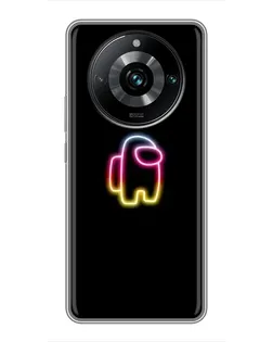 Чехол для Realme 11 Pro Plus с картинкой «Among Us градиент»