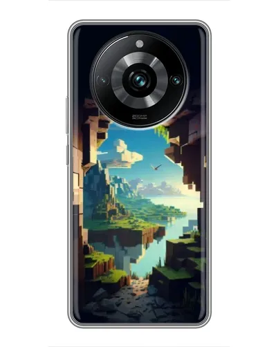 Чехол для Realme 11 Pro Plus с картинкой «Вид из пещеры»