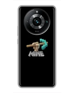 Чехол для Realme 11 Pro Plus с картинкой «Алмазная кирка»