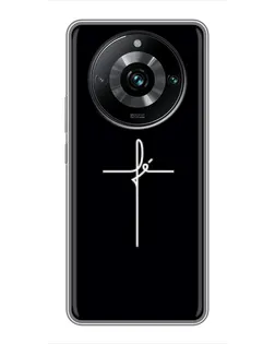 Чехол для Realme 11 Pro Plus с картинкой «Тонкий крест»
