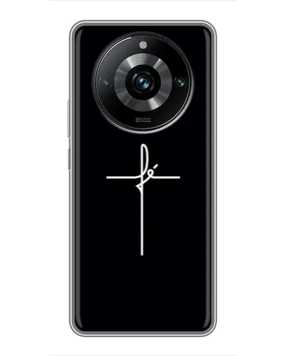 Чехол для Realme 11 Pro Plus с картинкой «Тонкий крест» Чехол для Realme 11 Pro Plus с картинкой «Тонкий крест»