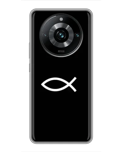 Чехол для Realme 11 Pro Plus с картинкой «Символ рыбы Jesus» Чехол для Realme 11 Pro Plus с картинкой «Символ рыбы Jesus»