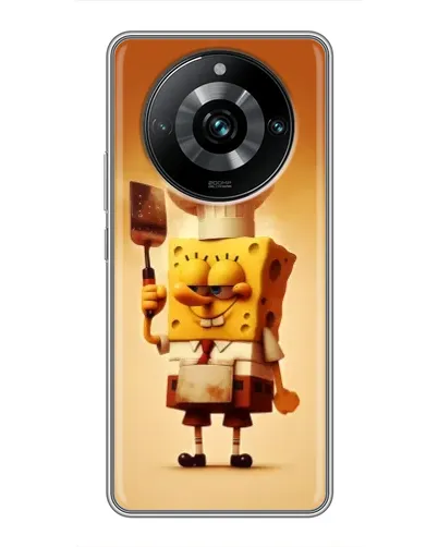 Чехол для Realme 11 Pro Plus с картинкой «Губка Боб повар»