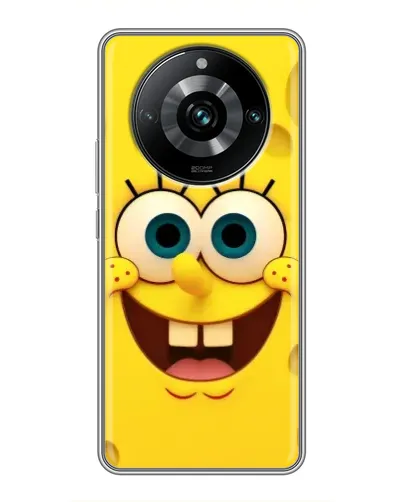 Чехол для Realme 11 Pro Plus с картинкой «Губка Боб улыбка»
