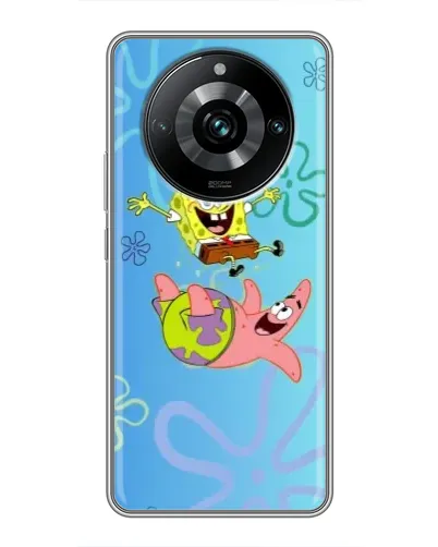 Чехол для Realme 11 Pro Plus с картинкой «Спанч Боб и Патрик»