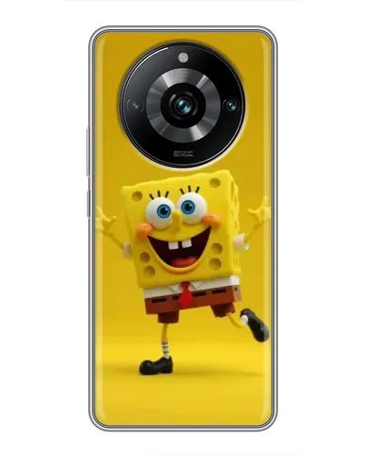 Чехол для Realme 11 Pro Plus с картинкой «Позитивный Губка Боб»