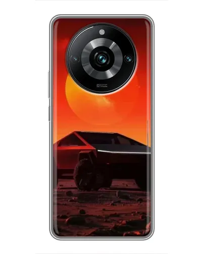 Чехол для Realme 11 Pro Plus с картинкой «Cybertruck на Марсе» Чехол для Realme 11 Pro Plus с картинкой «Cybertruck на Марсе»