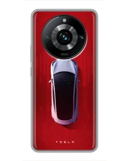 Чохол для Realme 11 Pro Plus з картинкою «Tesla Top View» Чохол для Realme 11 Pro Plus з картинкою «Tesla Top View»
