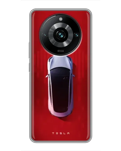 Чехол для Realme 11 Pro Plus с картинкой «Tesla Top View» Чехол для Realme 11 Pro Plus с картинкой «Tesla Top View»