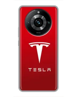 Чохол для Realme 11 Pro Plus з картинкою «Tesla Red Classic» Чохол для Realme 11 Pro Plus з картинкою «Tesla Red Classic»