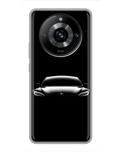 Чехол для Realme 11 Pro Plus с картинкой «Фары Tesla Night» Чехол для Realme 11 Pro Plus с картинкой «Фары Tesla Night»