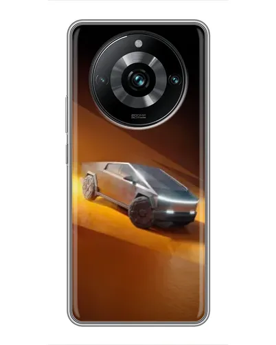 Чехол для Realme 11 Pro Plus с картинкой «Cybertruck в пустыне» Чехол для Realme 11 Pro Plus с картинкой «Cybertruck в пустыне»