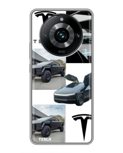 Чехол для Realme 11 Pro Plus с картинкой «Коллаж Cybertruck Tesla» Чехол для Realme 11 Pro Plus с картинкой «Коллаж Cybertruck Tesla»