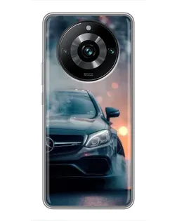 Чохол для Realme 11 Pro Plus з картинкою «Mercedes — нічне місто» Чохол для Realme 11 Pro Plus з картинкою «Mercedes — нічне місто»