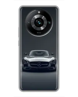 Чехол для Realme 11 Pro Plus с картинкой «Mercedes на черном»