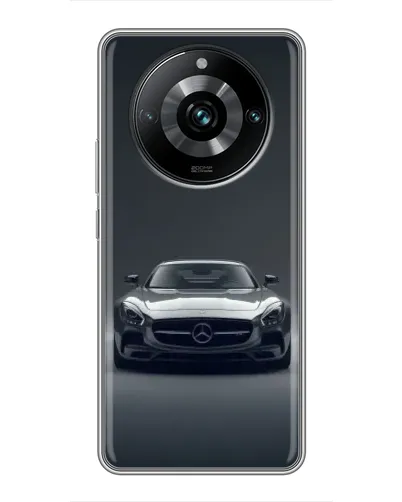 Чехол для Realme 11 Pro Plus с картинкой «Mercedes на черном»