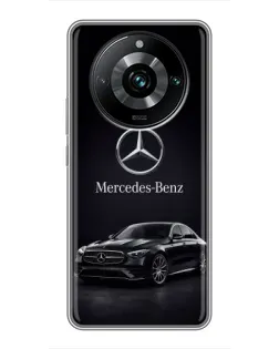 Чехол для Realme 11 Pro Plus с картинкой «Mercedes — решетка радиатора»