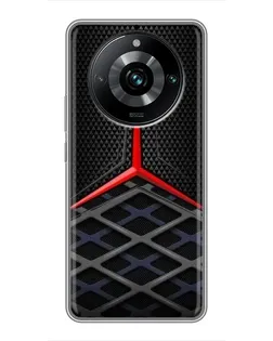 Чехол для Realme 11 Pro Plus с картинкой «Mercedes Carbon Grid»