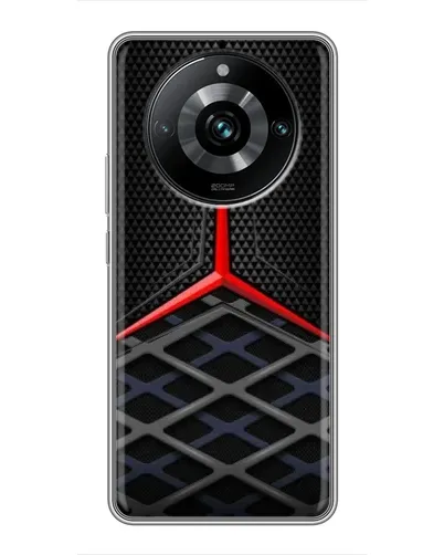 Чехол для Realme 11 Pro Plus с картинкой «Mercedes Carbon Grid»