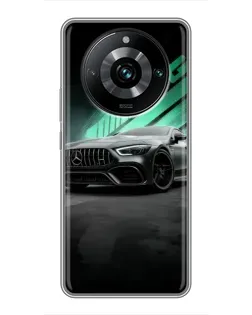 Чехол для Realme 11 Pro Plus с картинкой «Темный Mercedes AMG»