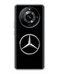 Чехол для Realme 11 Pro Plus с картинкой «Mercedes классический лого»