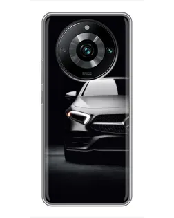 Чехол для Realme 11 Pro Plus с картинкой «Свет фар Mercedes»
