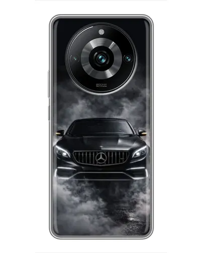 Чехол для Realme 11 Pro Plus с картинкой «Mercedes в дыму»