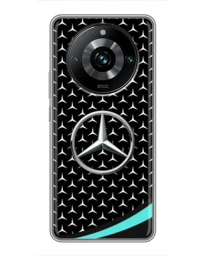 Чехол для Realme 11 Pro Plus с картинкой «Mercedes — бирюзовый акцент»