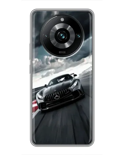 Чехол для Realme 11 Pro Plus с картинкой «Гоночный Mercedes AMG»
