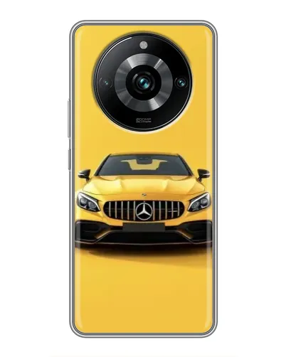 Чехол для Realme 11 Pro Plus с картинкой «Желтый Mercedes GT»