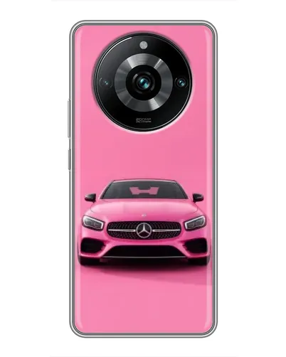 Чехол для Realme 11 Pro Plus с картинкой «Розовый Mercedes AMG» Чехол для Realme 11 Pro Plus с картинкой «Розовый Mercedes AMG»