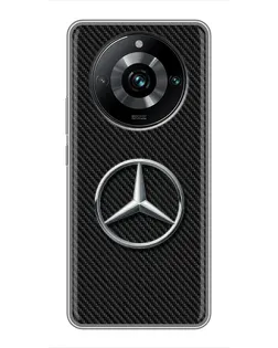 Чехол для Realme 11 Pro Plus с картинкой «Карбоновый Mercedes стиль» Чехол для Realme 11 Pro Plus с картинкой «Карбоновый Mercedes стиль»