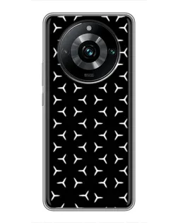 Чехол для Realme 11 Pro Plus с картинкой «Mercedes паттерн звезд» Чехол для Realme 11 Pro Plus с картинкой «Mercedes паттерн звезд»