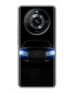 Чехол для Realme 11 Pro Plus с картинкой «Audi в неоне» Чехол для Realme 11 Pro Plus с картинкой «Audi в неоне»