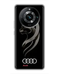 Чехол для Realme 11 Pro Plus с картинкой «Графика — пантера и Audi» Чехол для Realme 11 Pro Plus с картинкой «Графика — пантера и Audi»