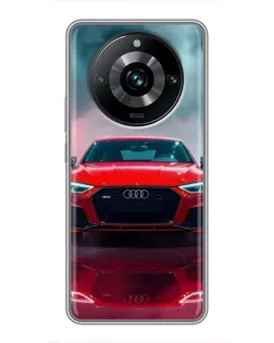 Чехол для Realme 11 Pro Plus с картинкой «Audi RS — красный стиль» Чехол для Realme 11 Pro Plus с картинкой «Audi RS — красный стиль»