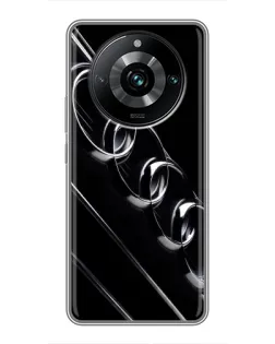 Чехол для Realme 11 Pro Plus с картинкой «Audi — абстрактные кольца» Чехол для Realme 11 Pro Plus с картинкой «Audi — абстрактные кольца»