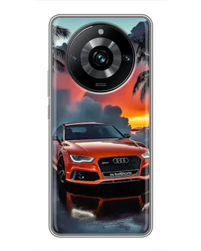 Чехол для Realme 11 Pro Plus с картинкой «Audi — закат»