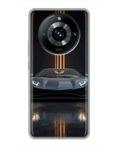 Чехол для Realme 11 Pro Plus с картинкой «Lamborghini золотые линии» Чехол для Realme 11 Pro Plus с картинкой «Lamborghini золотые линии»