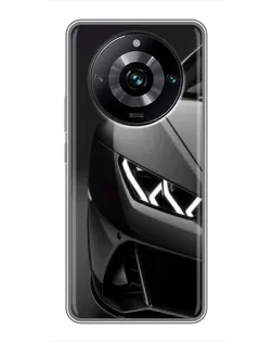Чохол для Realme 11 Pro Plus з картинкою «Lamborghini фари деталізація» Чохол для Realme 11 Pro Plus з картинкою «Lamborghini фари деталізація»