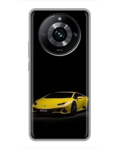 Чехол для Realme 11 Pro Plus с картинкой «Lamborghini желтый акцент» Чехол для Realme 11 Pro Plus с картинкой «Lamborghini желтый акцент»