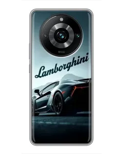 Чохол для Realme 11 Pro Plus з картинкою «Класичний Lamborghini надпис» Чохол для Realme 11 Pro Plus з картинкою «Класичний Lamborghini надпис»