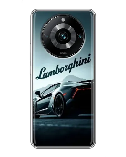 Чехол для Realme 11 Pro Plus с картинкой «Классическая надпись Lamborghini» Чехол для Realme 11 Pro Plus с картинкой «Классическая надпись Lamborghini»