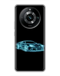 Чохол для Realme 11 Pro Plus з картинкою «Неоновий контур Lamborghini» Чохол для Realme 11 Pro Plus з картинкою «Неоновий контур Lamborghini»
