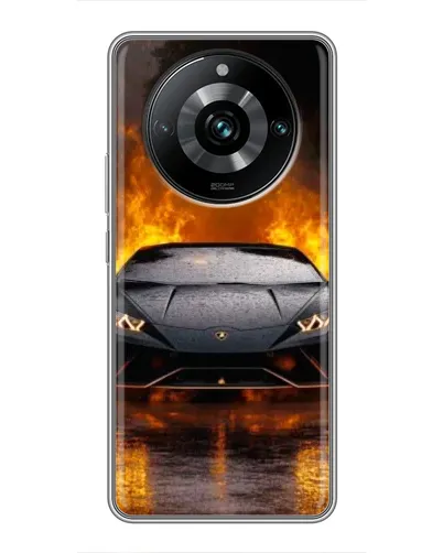 Чехол для Realme 11 Pro Plus с картинкой «Lamborghini в огне» Чехол для Realme 11 Pro Plus с картинкой «Lamborghini в огне»