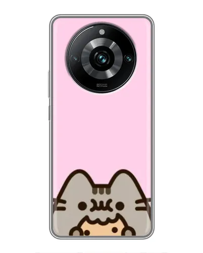 Чохол для Realme 11 Pro Plus з картинкою «Pusheen та печиво» Чохол для Realme 11 Pro Plus з картинкою «Pusheen та печиво»