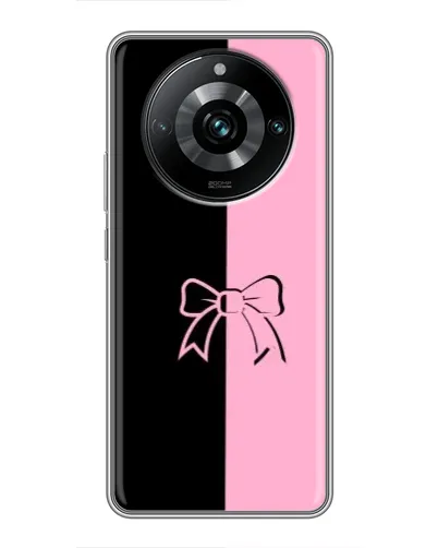 Чехол для Realme 11 Pro Plus с картинкой «Половинки банта»