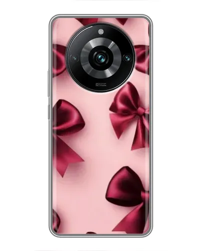 Чехол для Realme 11 Pro Plus с картинкой «Бордовый атлас»