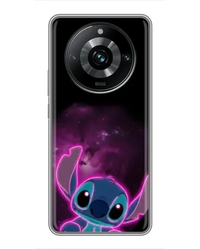 Чехол для Realme 11 Pro Plus с картинкой «Неоновый Stitch» Чехол для Realme 11 Pro Plus с картинкой «Неоновый Stitch»