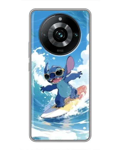 Чехол для Realme 11 Pro Plus с картинкой «Стич на волне» Чехол для Realme 11 Pro Plus с картинкой «Стич на волне»
